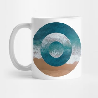 Abstract Circle Beach Mug